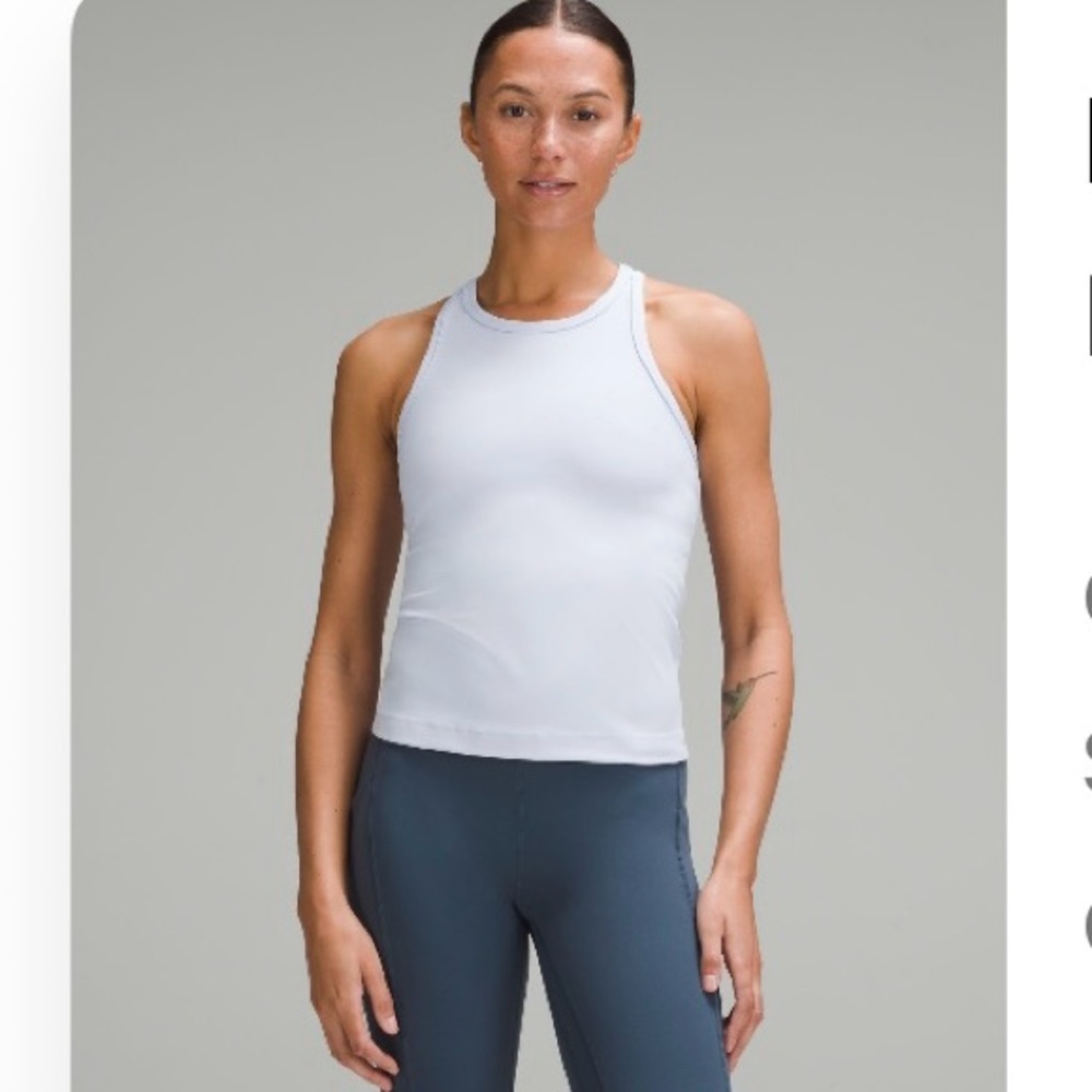 lululemon Align Waist-Length Racerback Tank Top (color: Windmill)